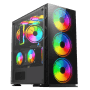 Board-X Case Bx6 Glass Acylic Side Rainbow Fan